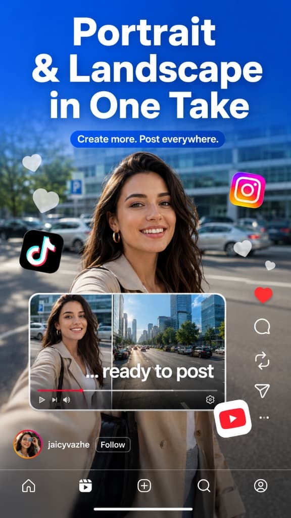 DualShot Recorder - One Take screenshot 1