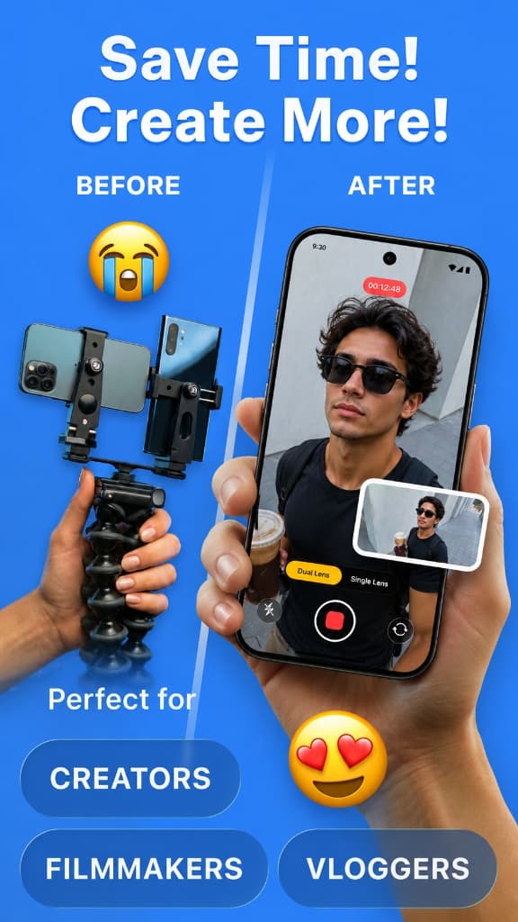 DualShot Recorder - One Take screenshot 2